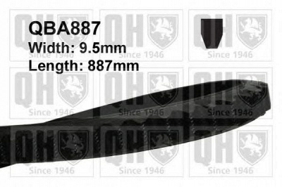 QUINTON HAZELL qba887 -  Клиновой ремень